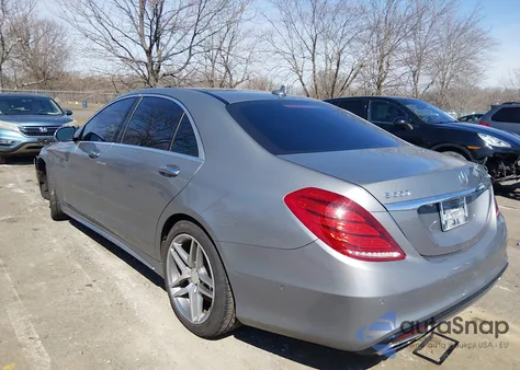 2014 Mercedes-Benz S 550 4Matic из США, поврежденный, VIN WDDUG8FB9EA049225